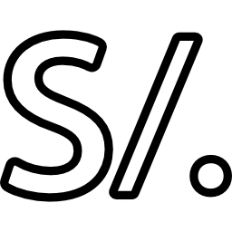 symbol waluty peru nowy sol ikona