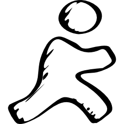 AOL sketched logo variant icon
