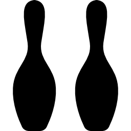 Bowling bowls silhouette icon