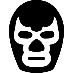 maschera combattente icona