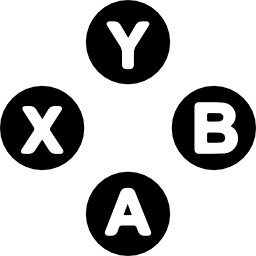 conjunto de botones de xbox icono