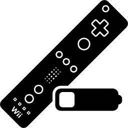 wii-spielsteuerung mit niedrigem batteriestatus icon