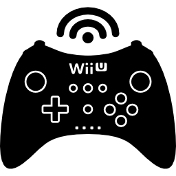 herramienta de control de juegos inalámbrica wii u icono