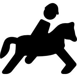 paardensport race icoon