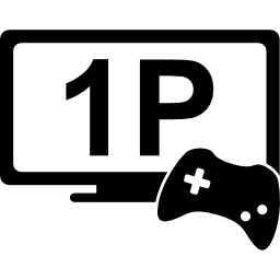 One player game symbol icon