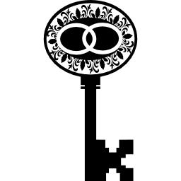 키 타원형 빈티지 디자인 icon