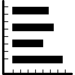 grafik für vertikale datenbalken icon