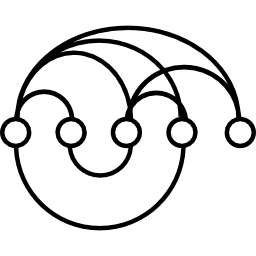 símbolo de interfaz de bucle de datos icono