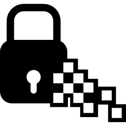 blocca il simbolo di sicurezza dell'interfaccia grafica icona