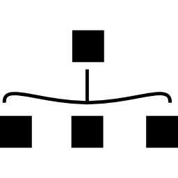 símbolo de interfaz de diagrama de flujo icono