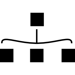 Flow chart interface symbol icon