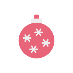 Christmas ball icon