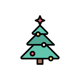 Christmas tree icon