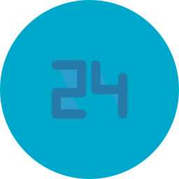 Open 24 hours icon