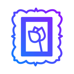 Rectangular frame icon