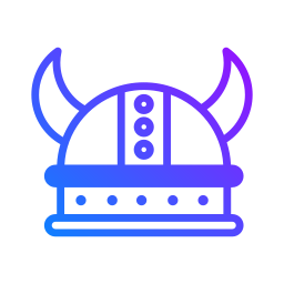 Viking helmet icon