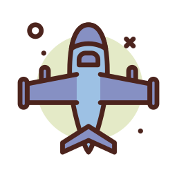 avión del ejército icono