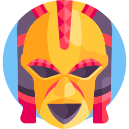 afrikanische maske icon