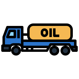 caminhão de óleo Ícone