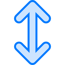 Up and down arrows icon