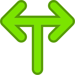 Т-образный переход иконка