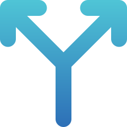 Y intersection icon