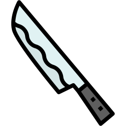 Cutting knife icon