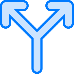 Y intersection icon