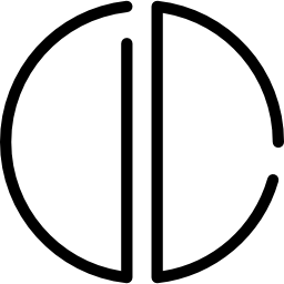 semicírculo icono