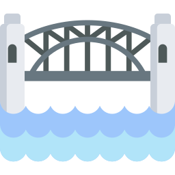 puente de harbour en sidney icono