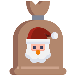 Рождественский мешок иконка