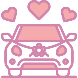 auto da matrimonio icona