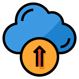 carga en la nube icono