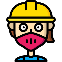 Construction worker icon