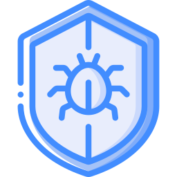 Anti virus shield icon
