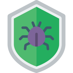 Anti virus shield icon