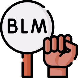 Black lives matter icon