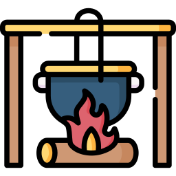 topf in flammen icon
