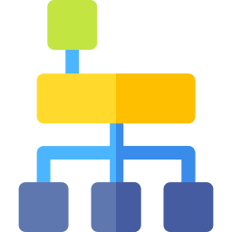 Hierarchy structure icon