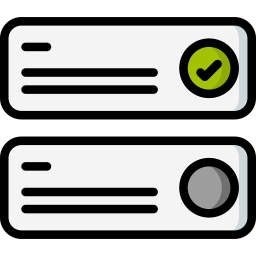 Tick boxes icon