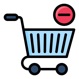 Remove from cart icon