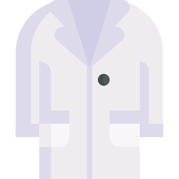 fartuch laboratoryjny ikona