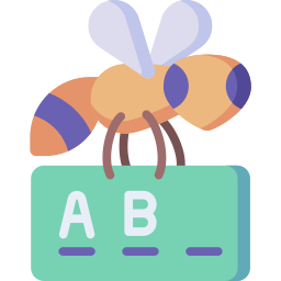orthographe abeille Icône