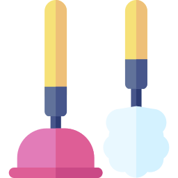 Toilet brush icon