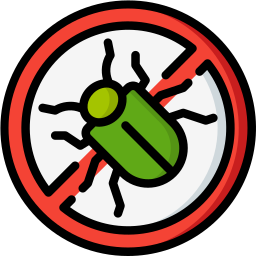 geen bugs icoon