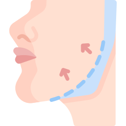 Jaw contouring icon