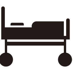 Hospital bed icon