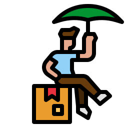 Delivery insurance icon