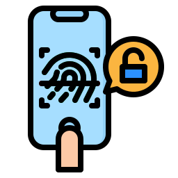 Fingerprint scanning icon