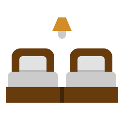 Twin beds icon